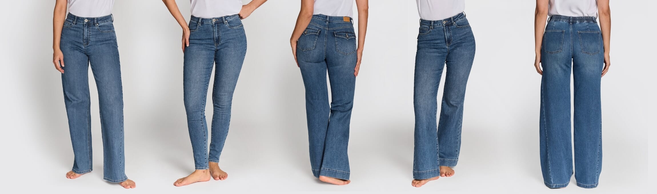 Jeansguide fra FLOYD med ulike jeanspassformer
