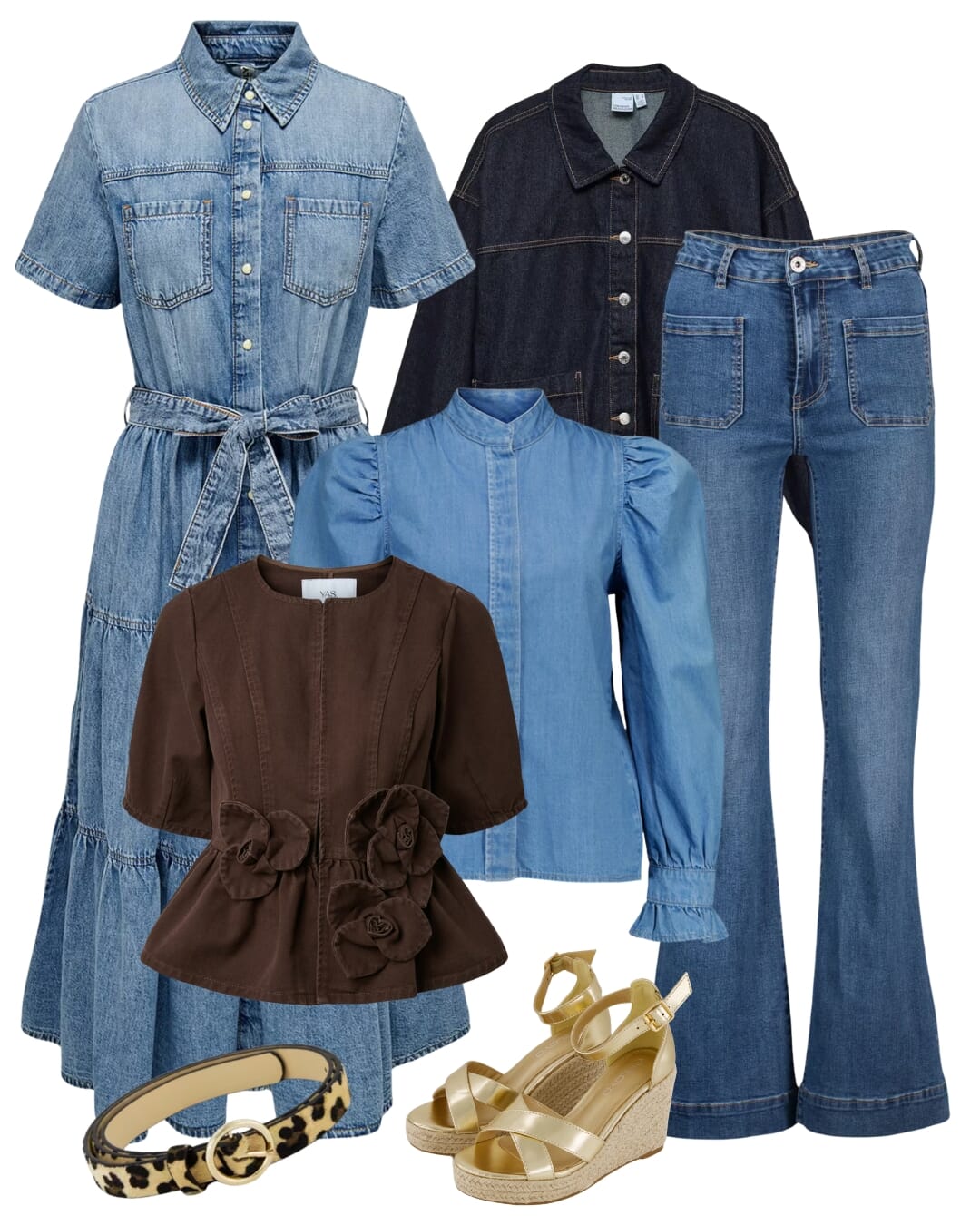 Denim on denim med jeans, denimskjorter og dongerijakker fra FLOYD