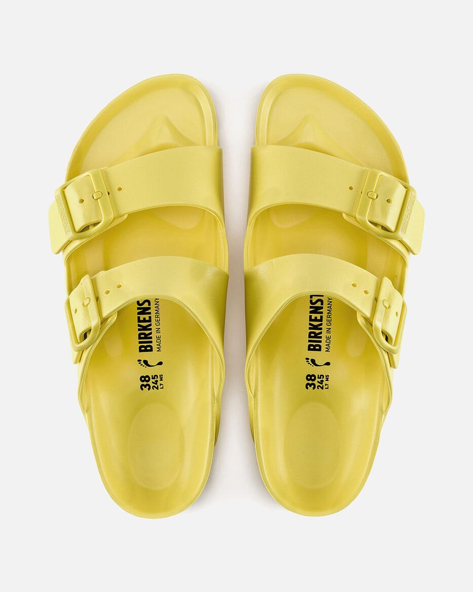 yellow arizona eva birkenstocks