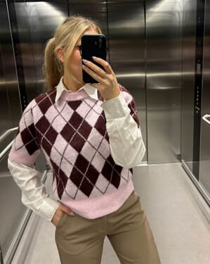 Strikket Topp Halo
