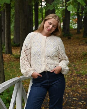 Strikket Cardigan Alice
