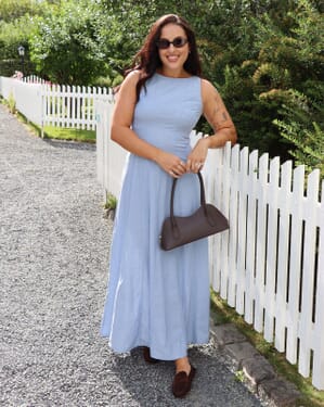 Maxikjole Norma Chambray