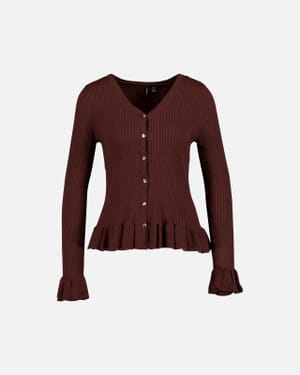 Strikket Cardigan Karla Frill