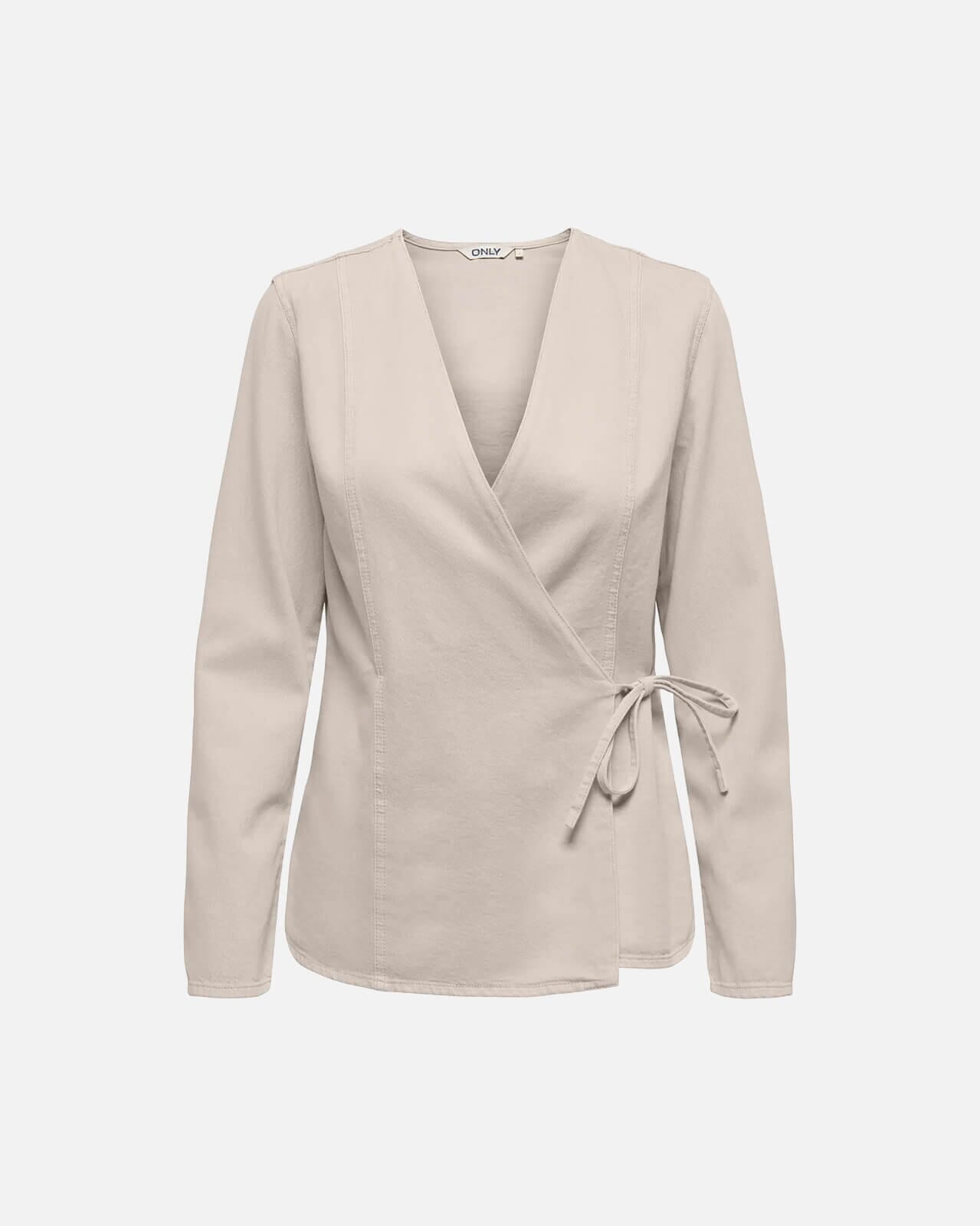 ONLY Topp Silla Tie Wrap, M, ONLY Topp Beige M