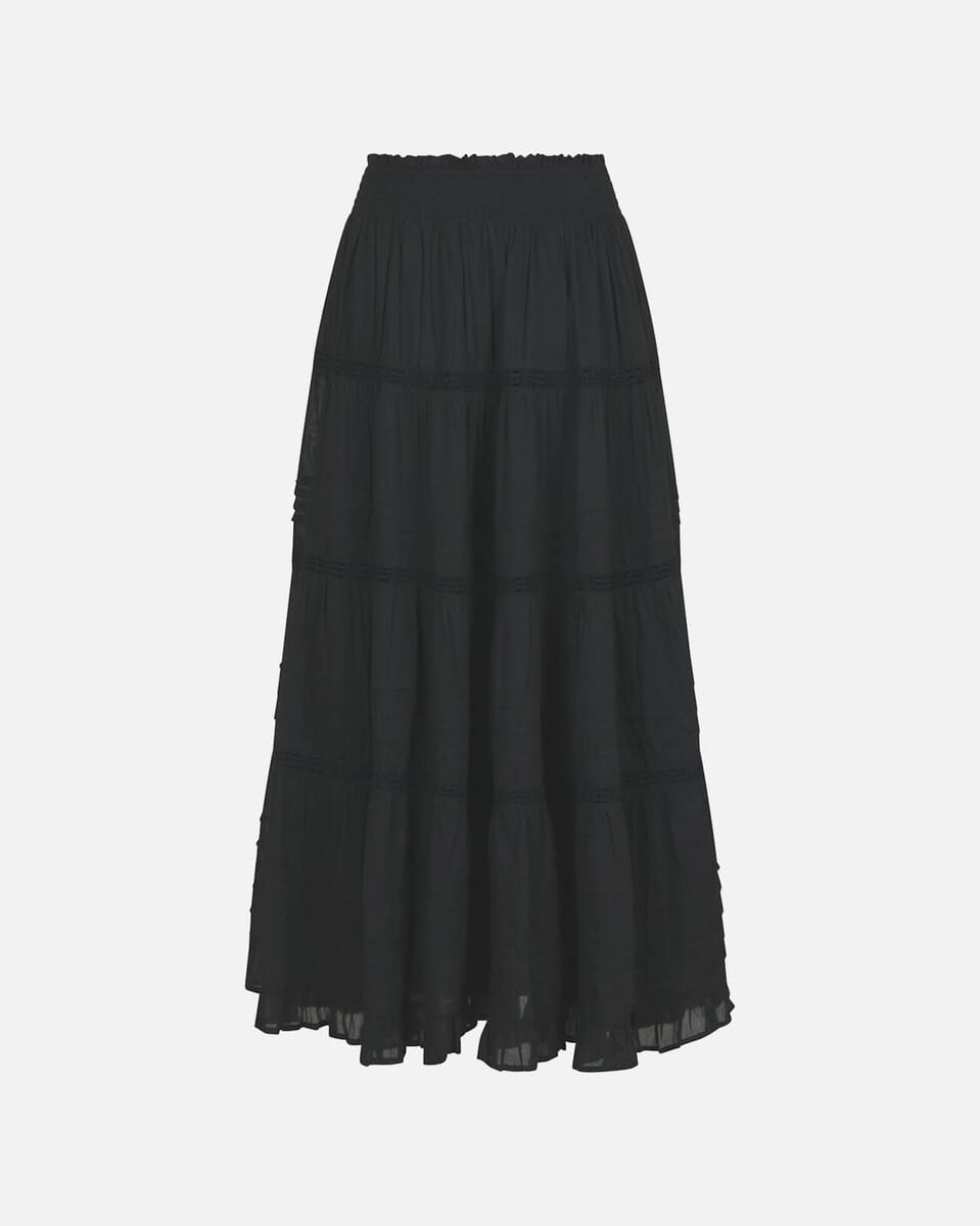 Felicia voile skirt navy