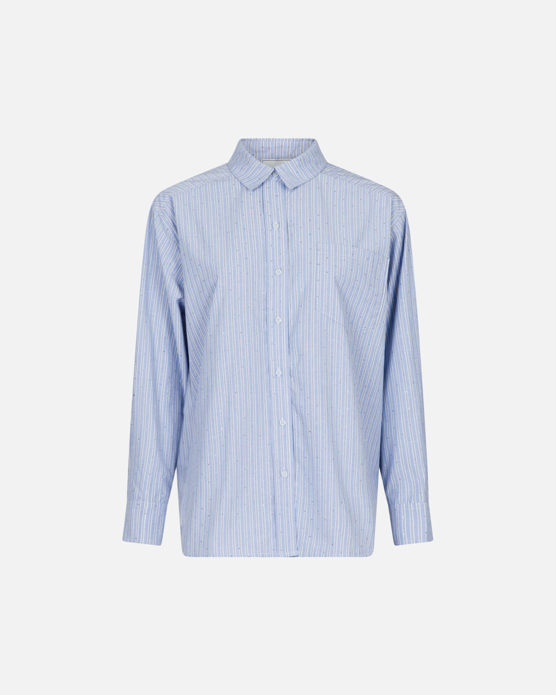 Neo Noir - Dalma Triple Check Shirt 168624 - 145 - Light Blue