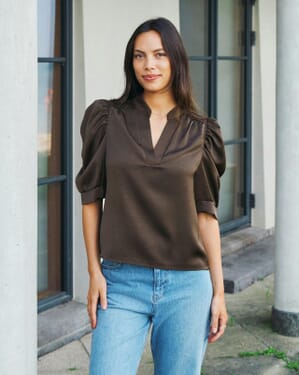 Bluse Roella Heavy Sateen