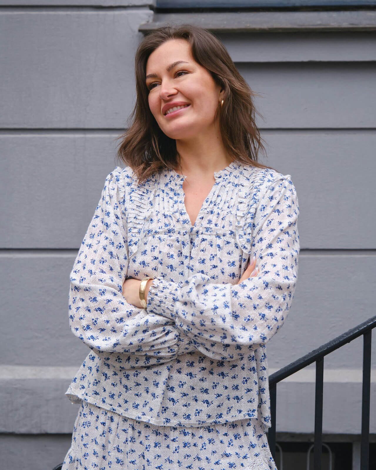 NEO NOIR Bluse Nipoa, 38, NEO NOIR Bluse Blå 38