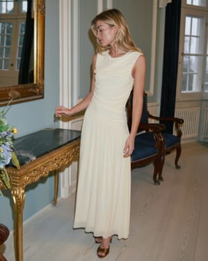 Maxikjole Cludine Mesh