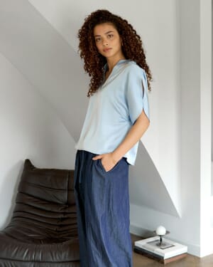 Bluse Anelle Heavy Sateen