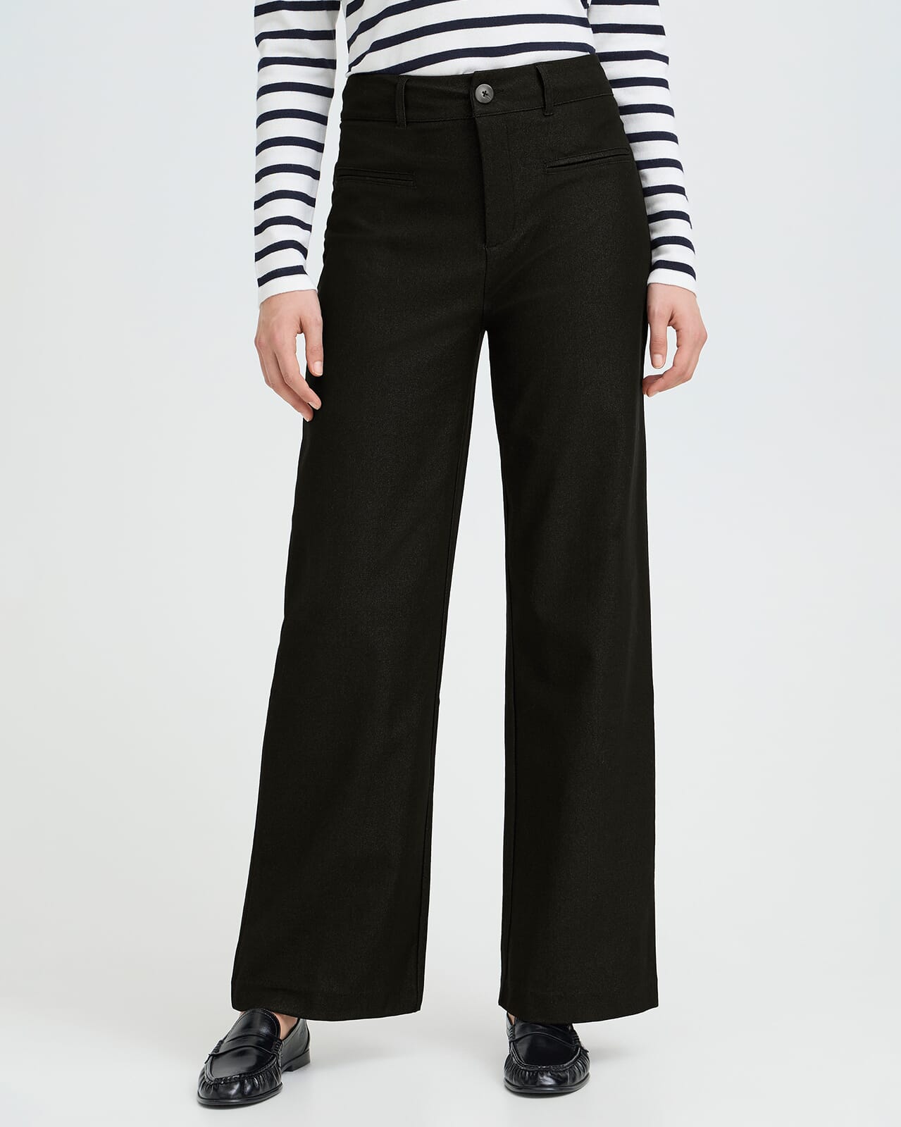 ICHI Bukse Kate Denim, 3XL, ICHI Bukse Svart 3XL