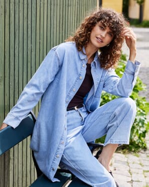 Skjortekjole Lise Denim