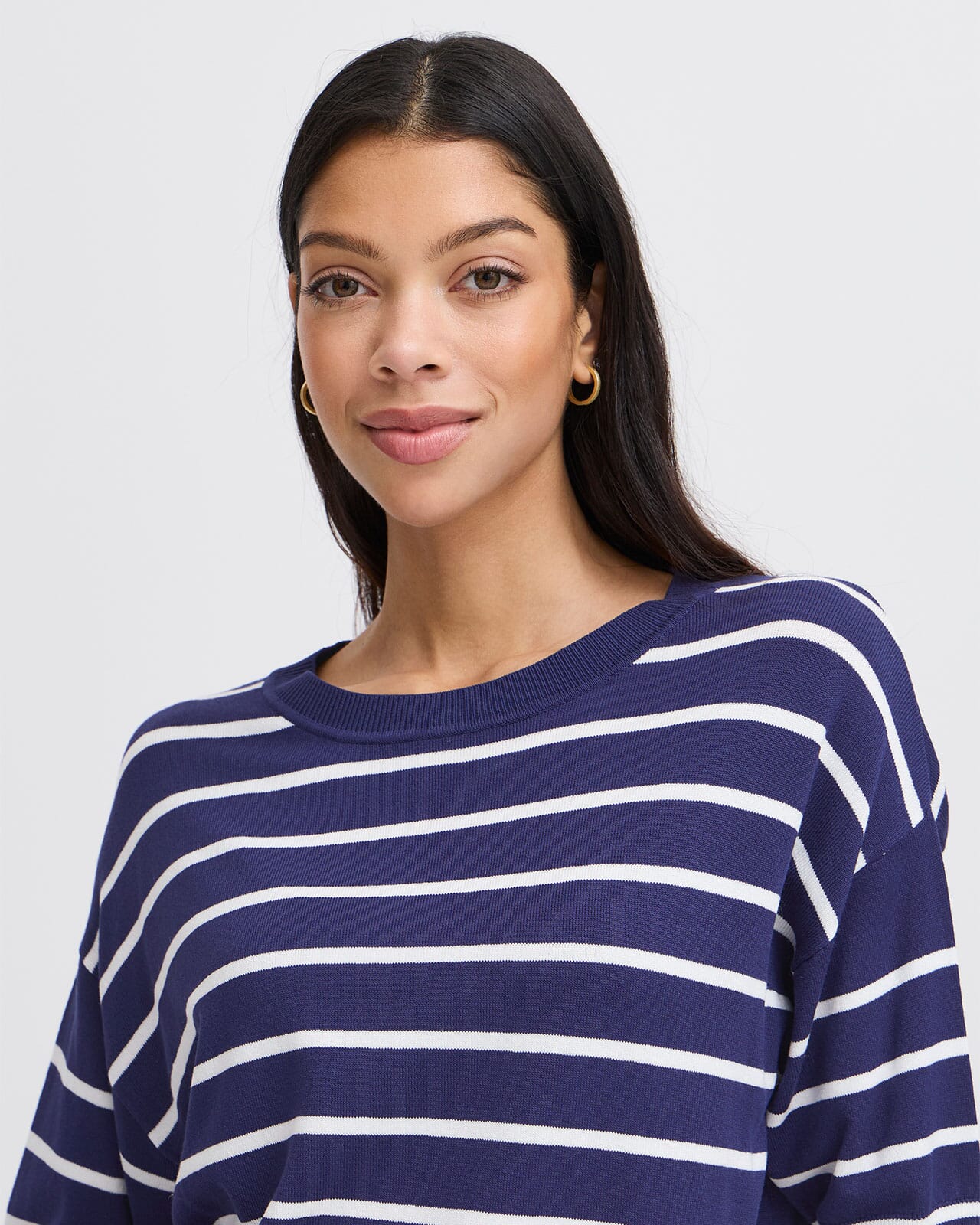 B.YOUNG dam t-shirt BYMMORLA - Della Robbia Blue Melange