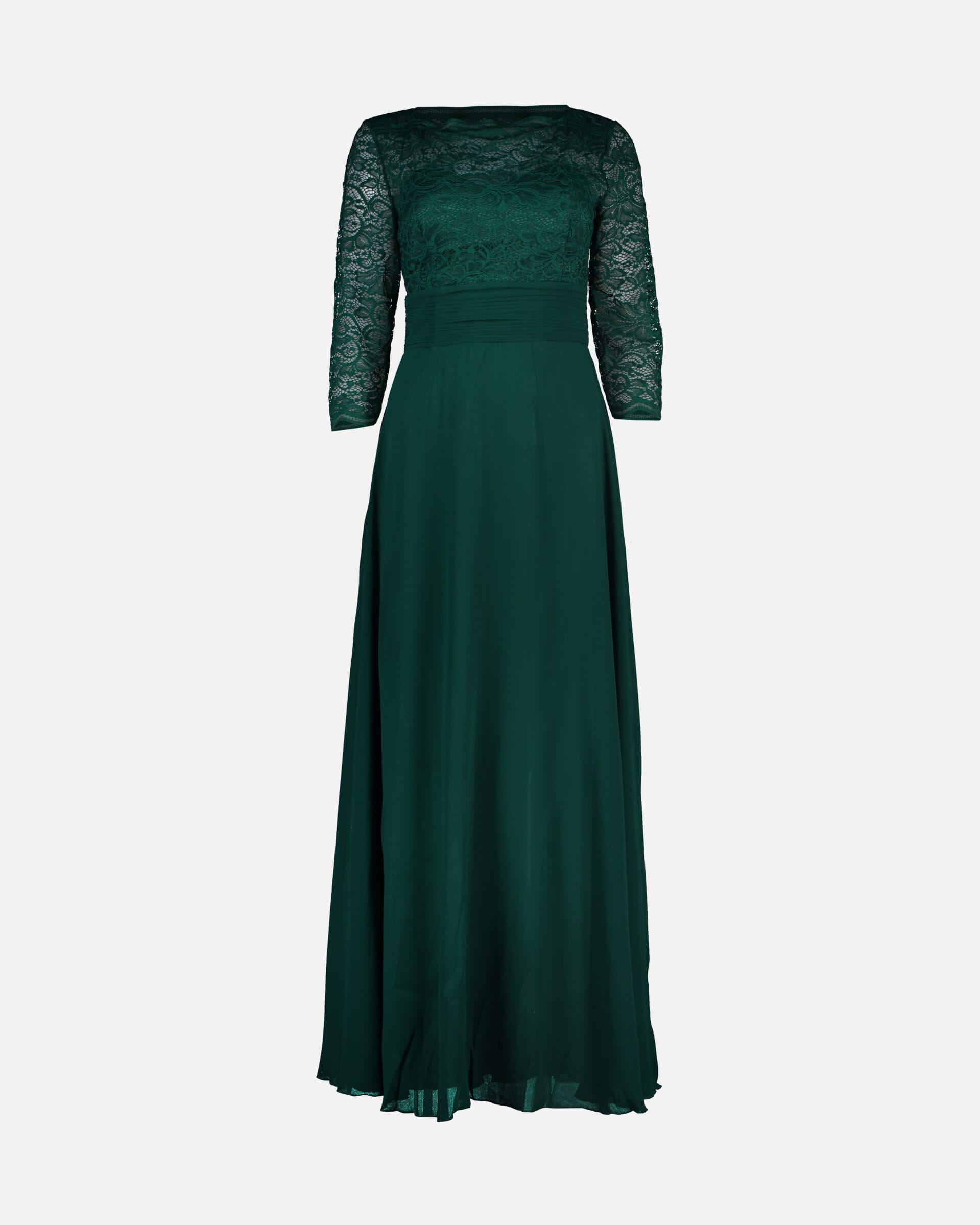 FLOYD Selskapskjole Amberlyn Lang - Dark Green | Lange Kjoler Til