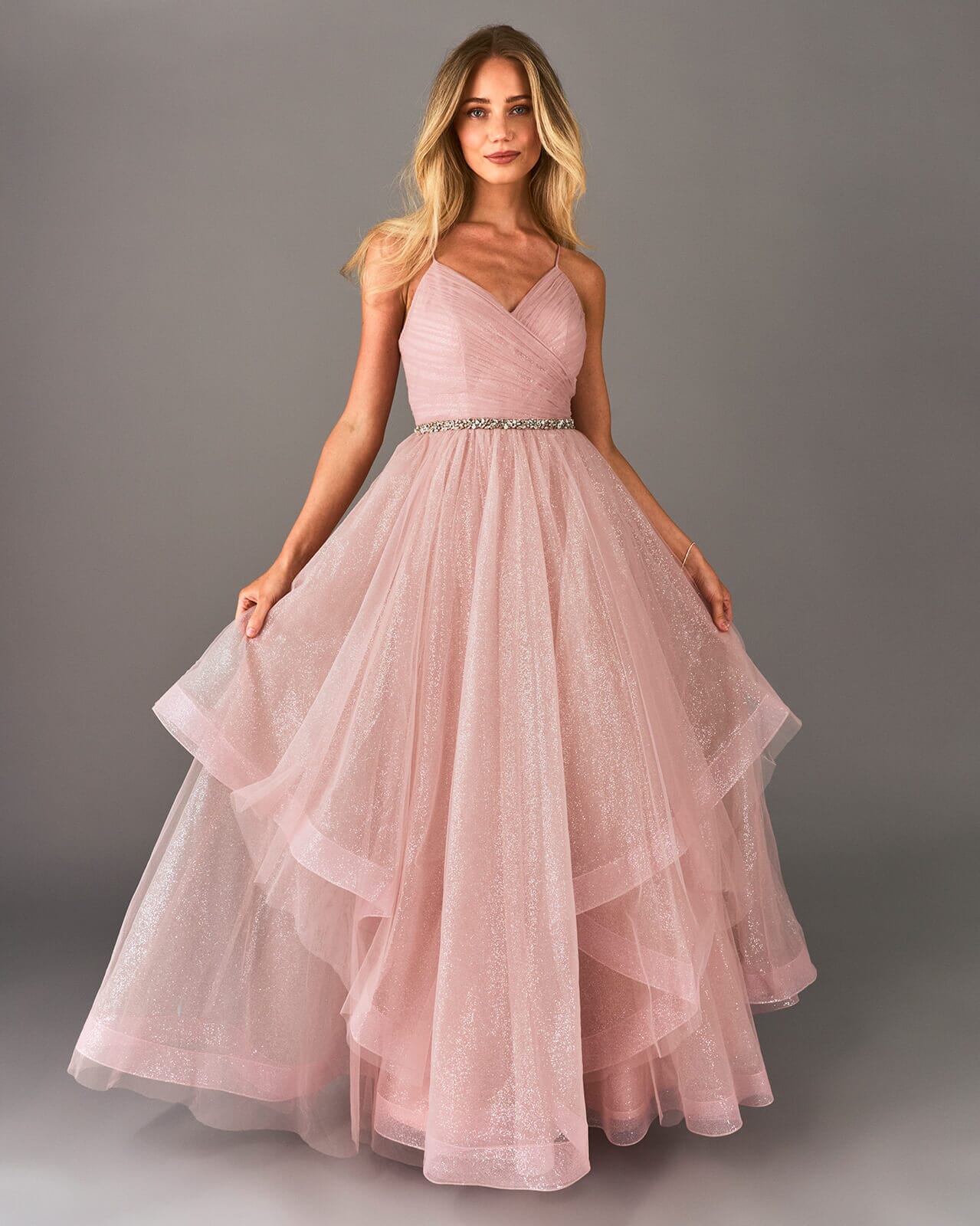 FLOYD Ballkjole Esmina, XS, FLOYD Kjole Rosa XS