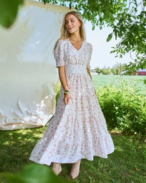 Maxikjole Eloise V Pearl 