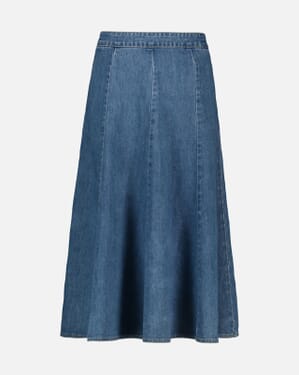 Midiskjørt Marline Denim