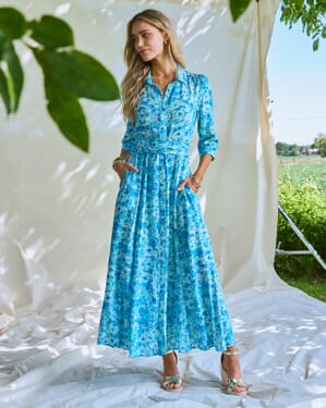 Maxikjole Rozenna Fleur