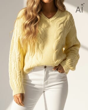 Strikkegenser Priscilla V