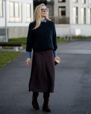 Satengskjørt Jacklin