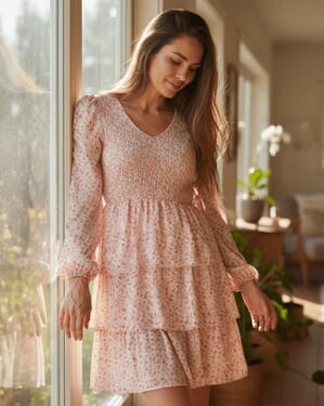 Kjole Ida V-neck Candy