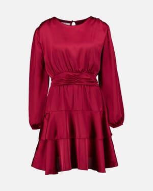 Kjole Diane Round Satin