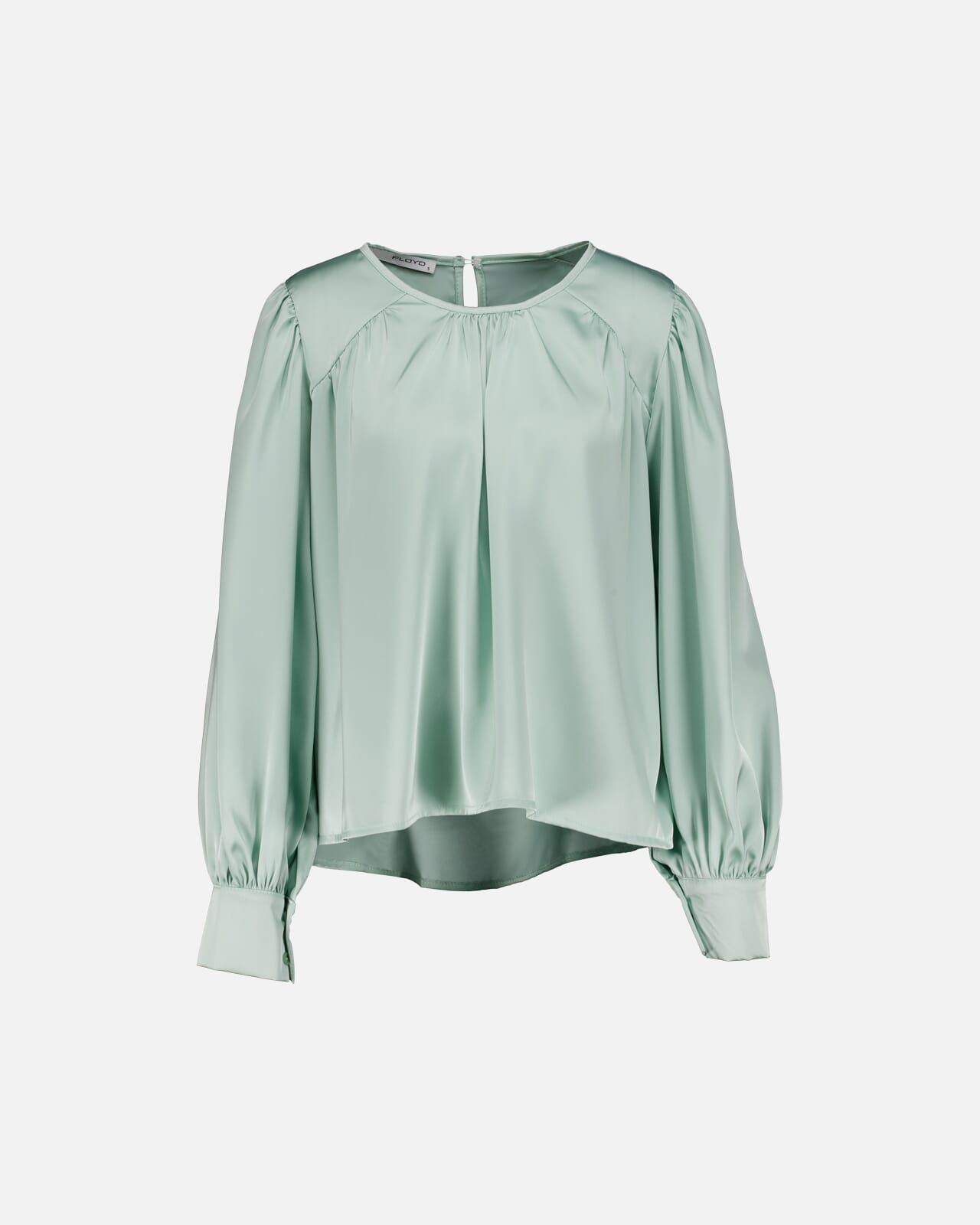 FLOYD Bluse Ebba Satin, XL, FLOYD Bluse Grønn XL