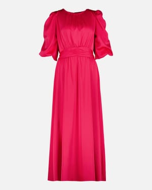 Maxikjole Abina Satin