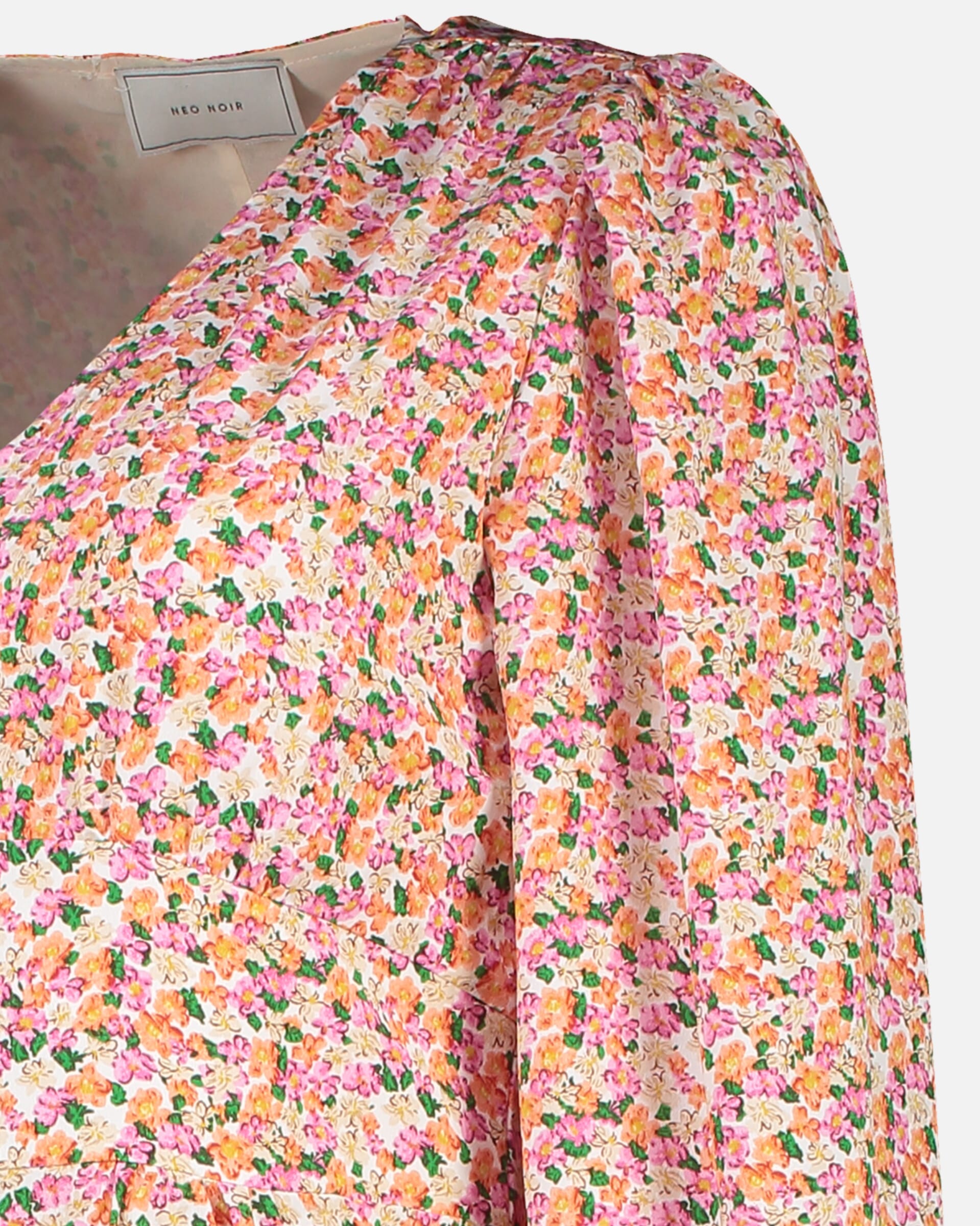 Neo Noir Maxikjole Timma Warm Floral - Pink | Sommerkjoler | FLOYD.no 