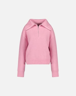 Strikkegenser Valma Half Zip