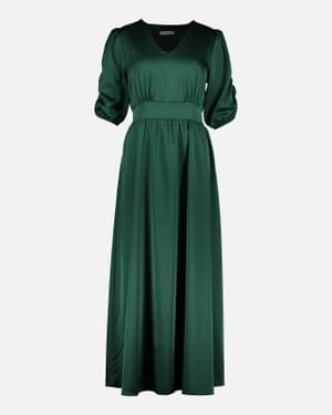 Maxikjole Emmeli V Satin