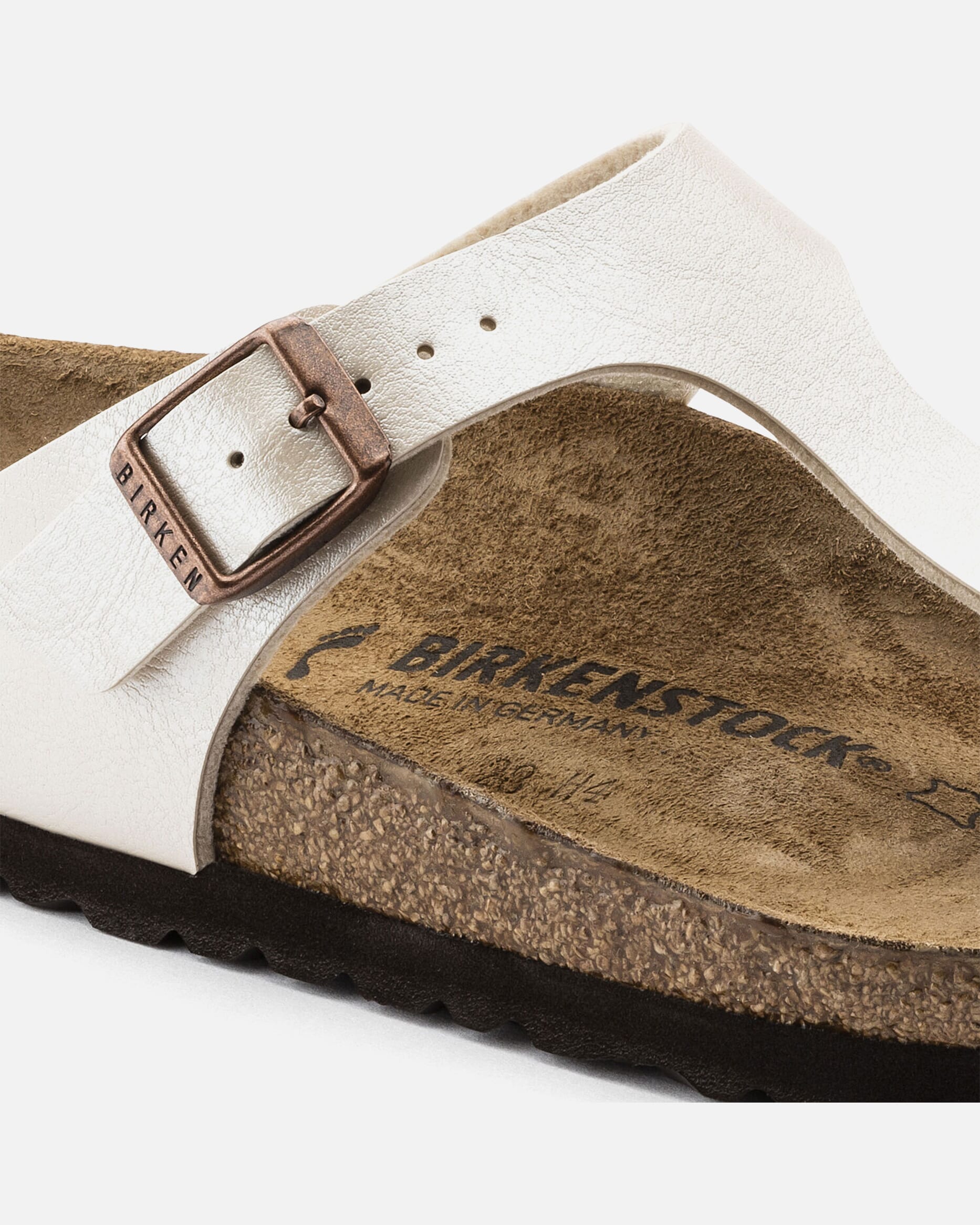 birkenstock gizeh bs graceful pearl white