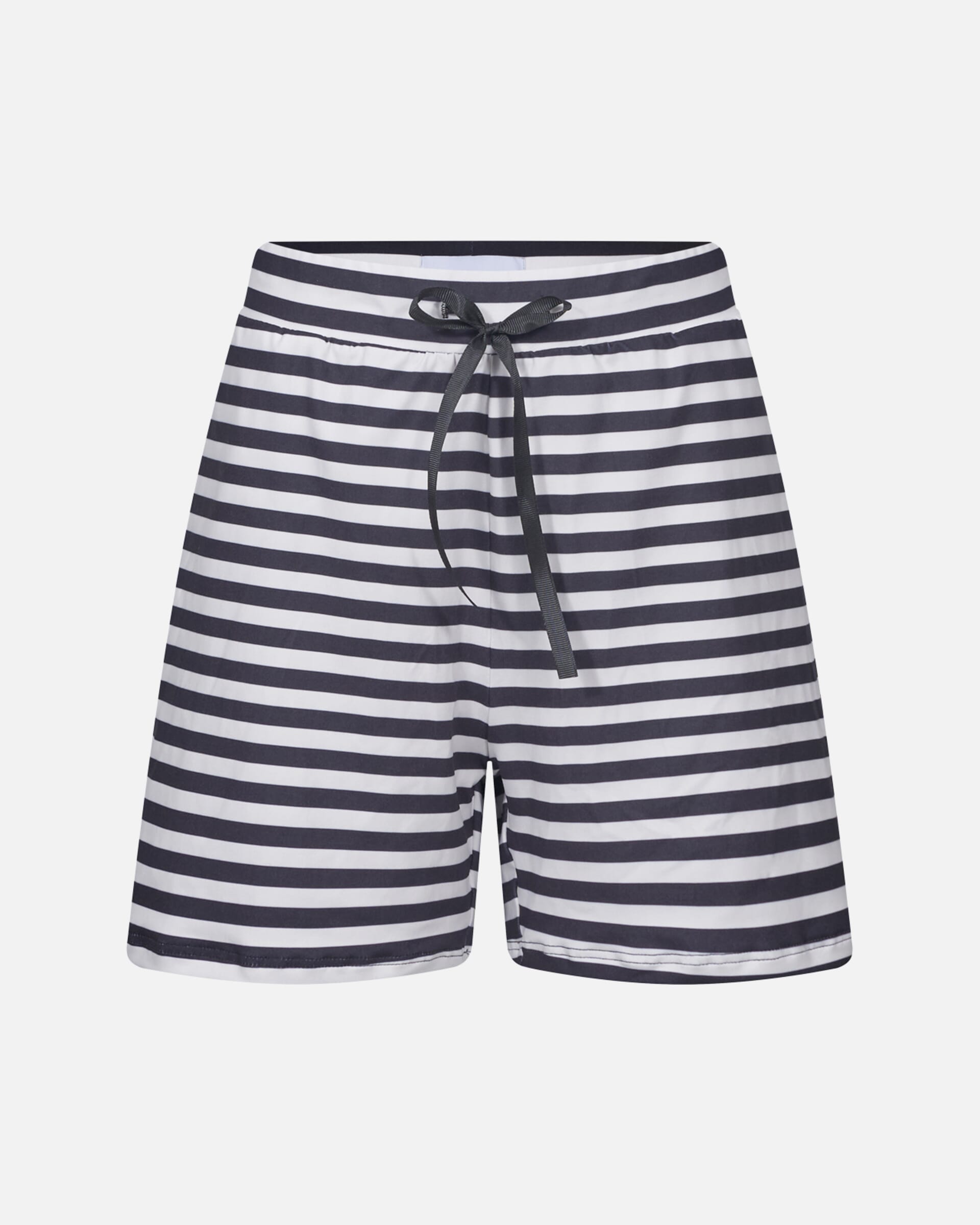 CREAM & BLACK STRIPE SHORTS main image 0