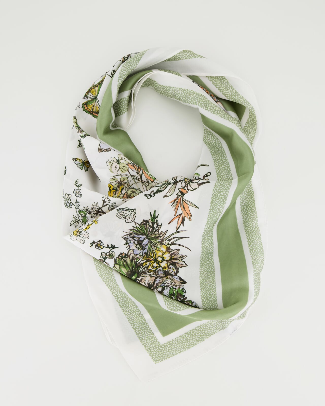 Satengskjerf Butterfly