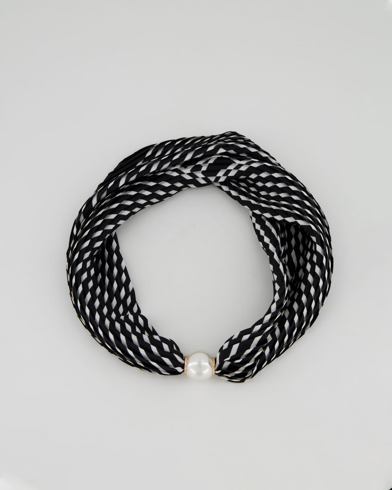 Satengskjerf Nema Plissè