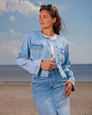 Denimjakke Oda 4008