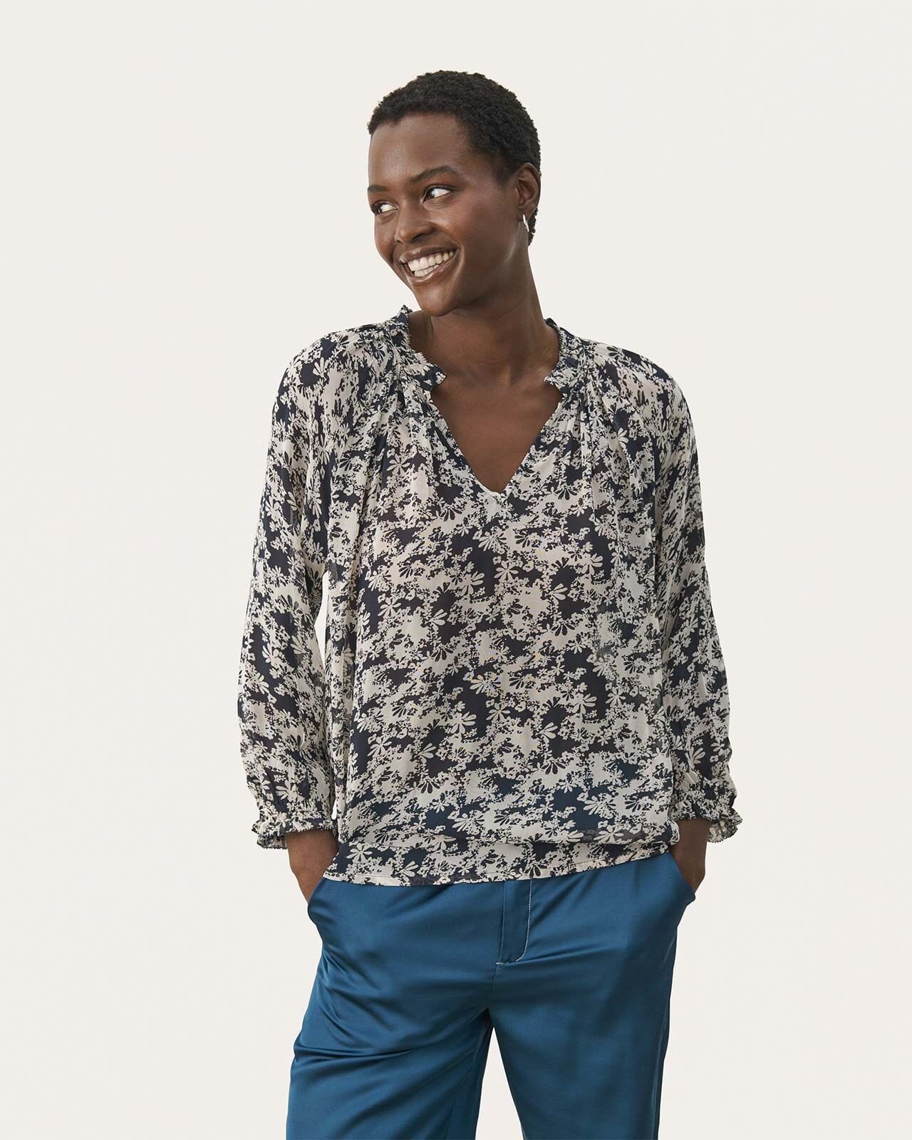 PART TWO ELSIA BLOUSE - PAISLEY