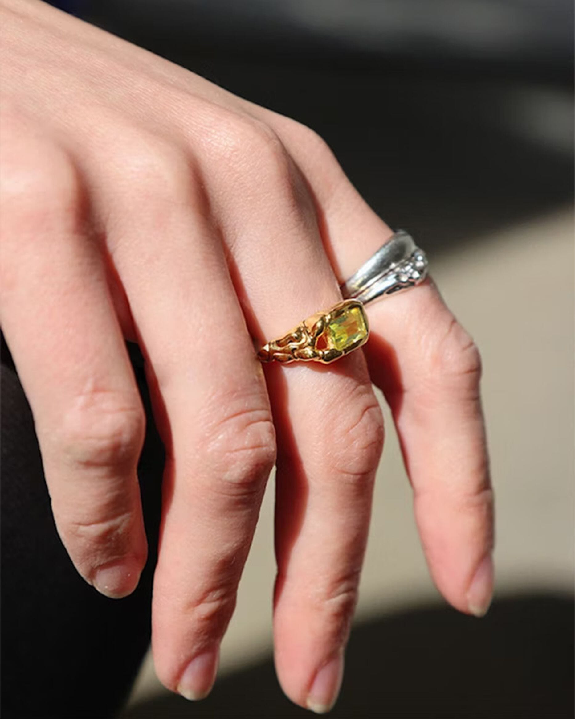 Maria Black Ring Lemon Disco - Gold HP | Smykker og ringer | FLOYD.no