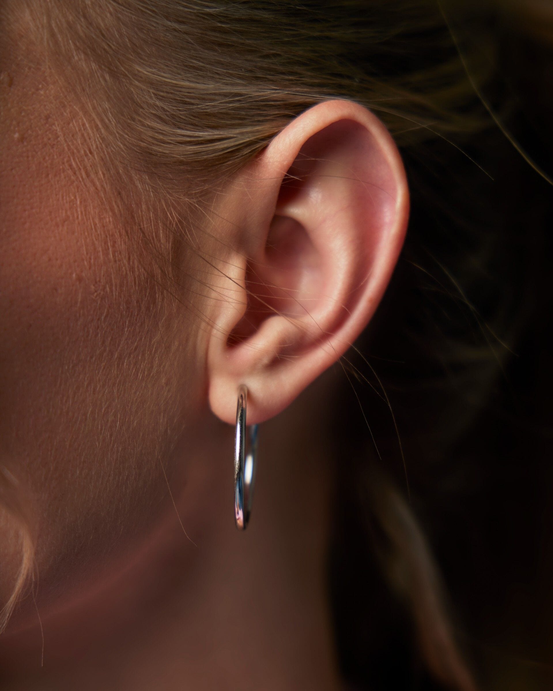 Maria Black Øreringer Senorita 25 Hoops - Silver | Sølvsmykker 