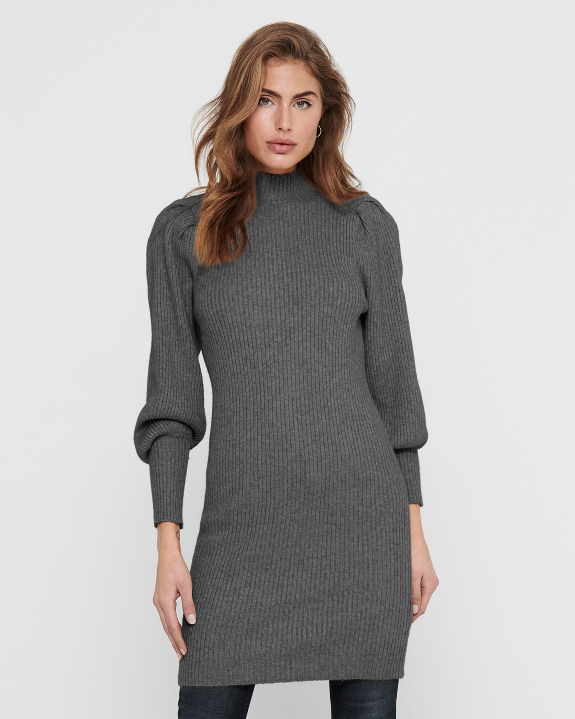 Noella Lidie LS Top - Dark Grey Melange