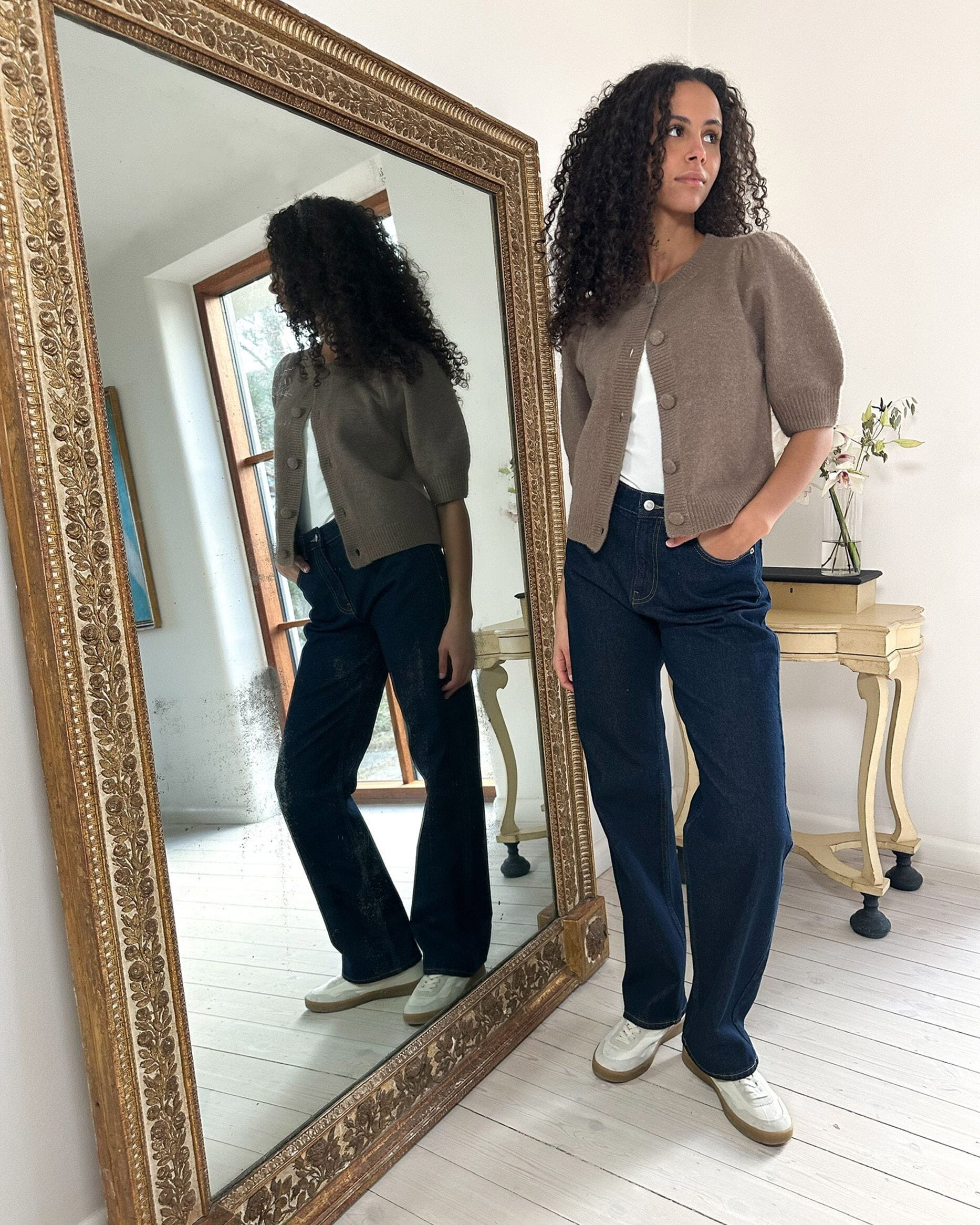 Cardigan manches longues noir - Trudy