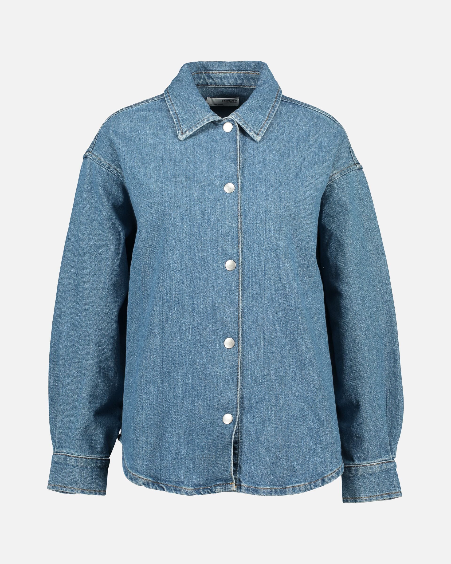 Vmelora Ls Denim Shirt Medium Blue Denim