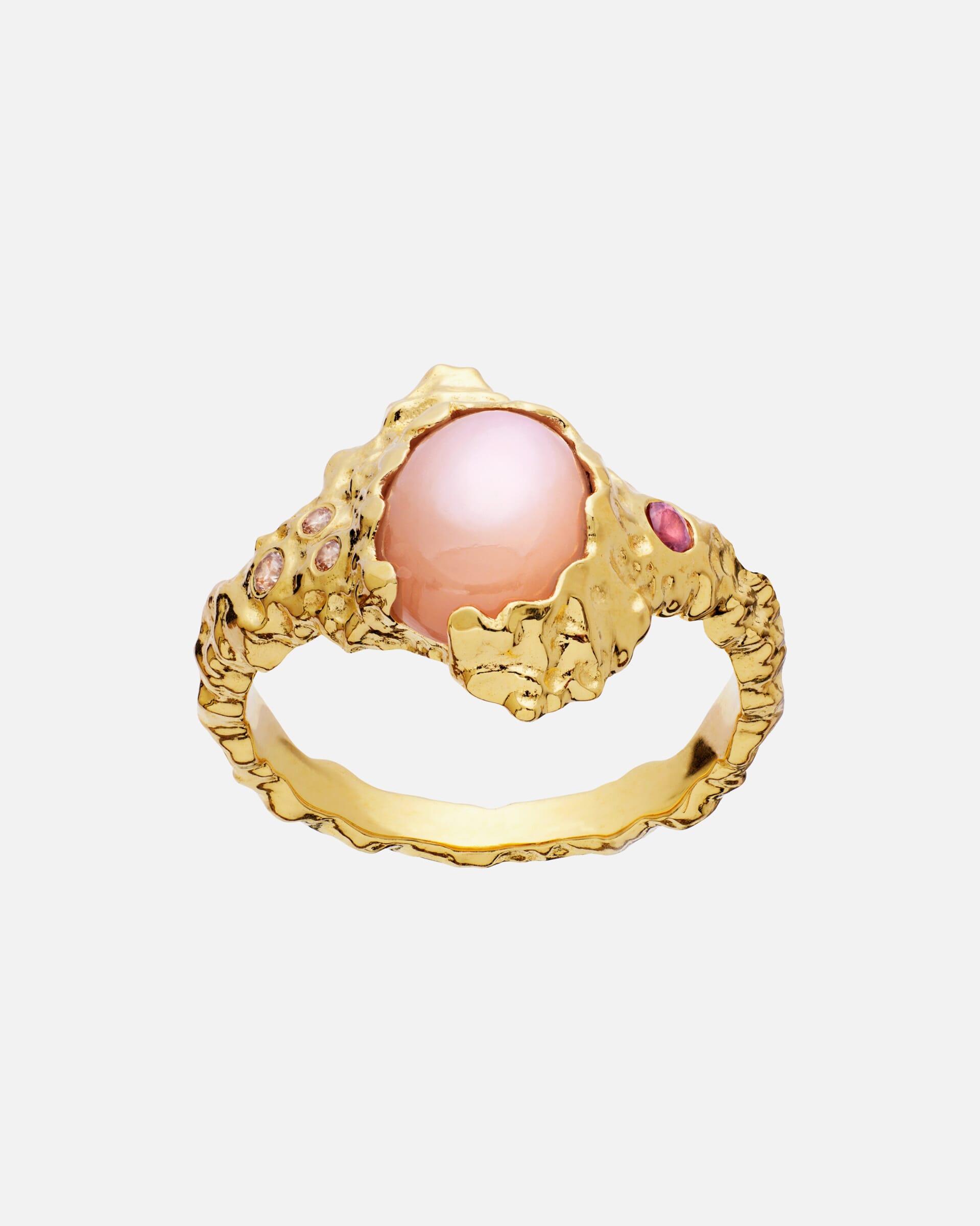 MAANESTEN E Alphabet Ring main image 1