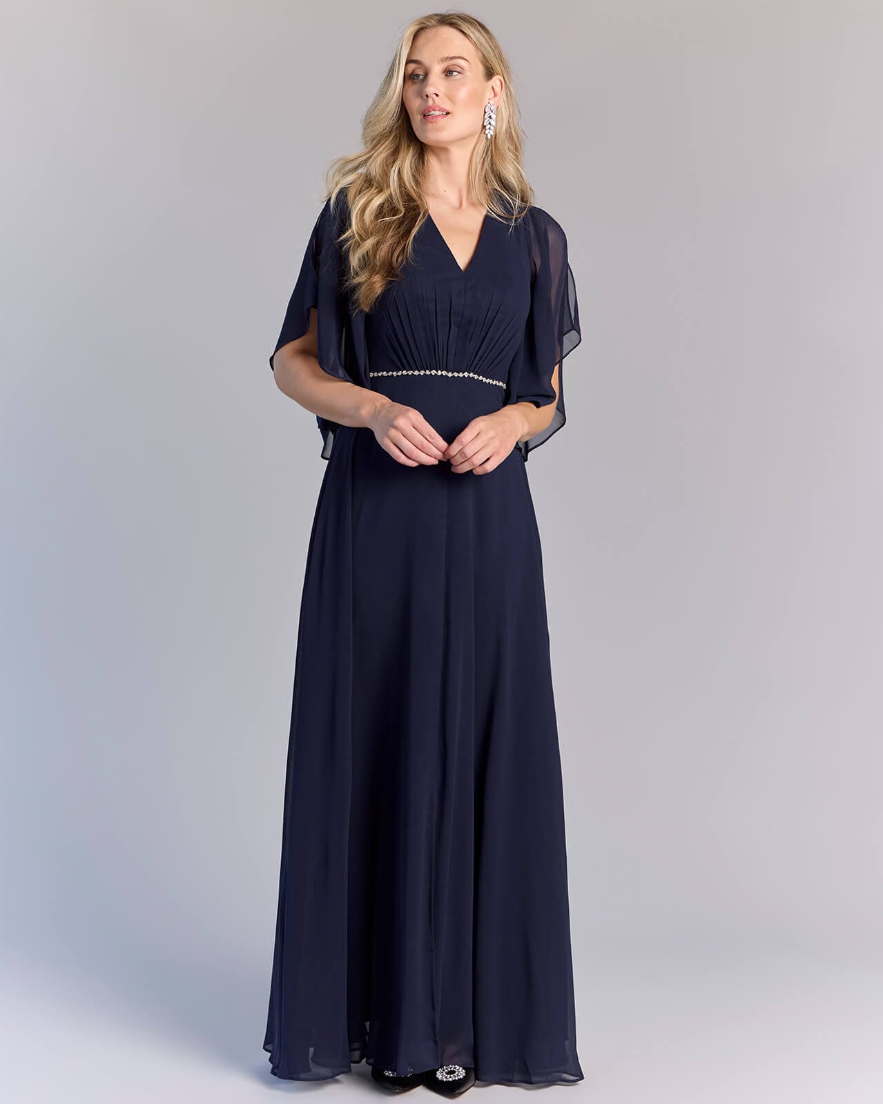 FLOYD Maxikjole Lyana, L, FLOYD Kjole Blå L