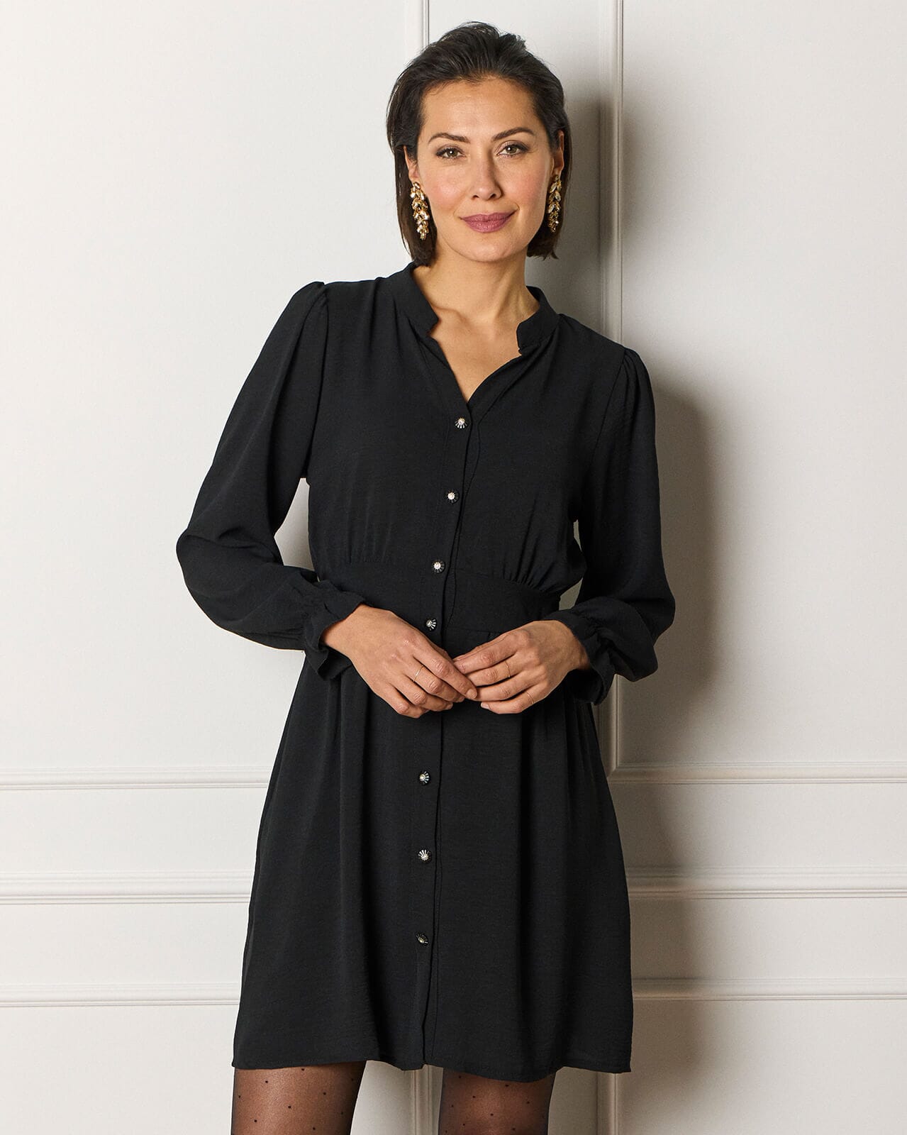 FLOYD Kjole Elise, XL, FLOYD Kjole Svart XL