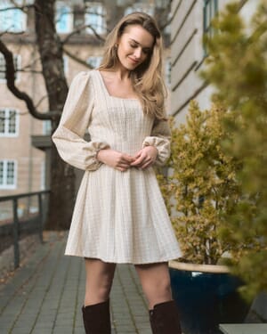 Kjole Bindy Lurex