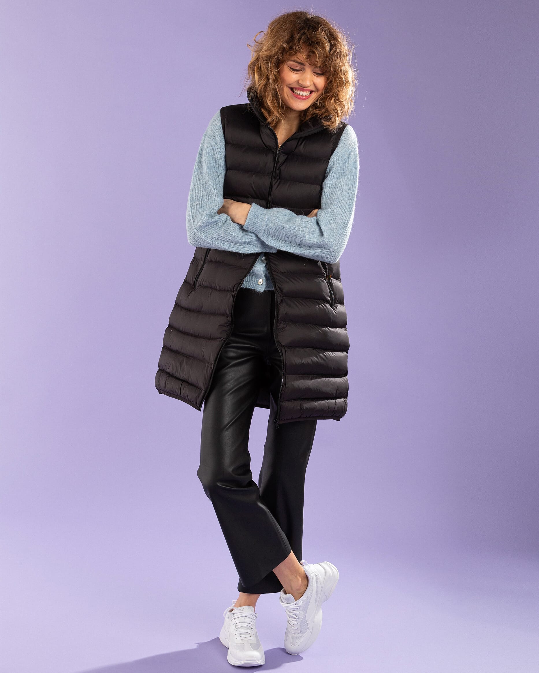 FLOYD Vest Briana Long, M, FLOYD Vest Svart M