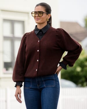 Strikket Cardigan Lilja