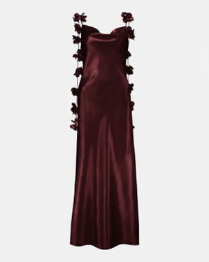Midikjole Aileen Heavy Satin