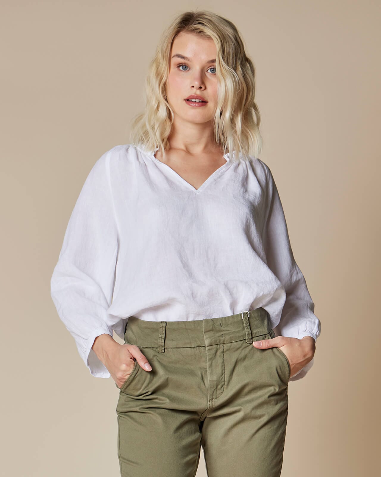 Linbluse Elody